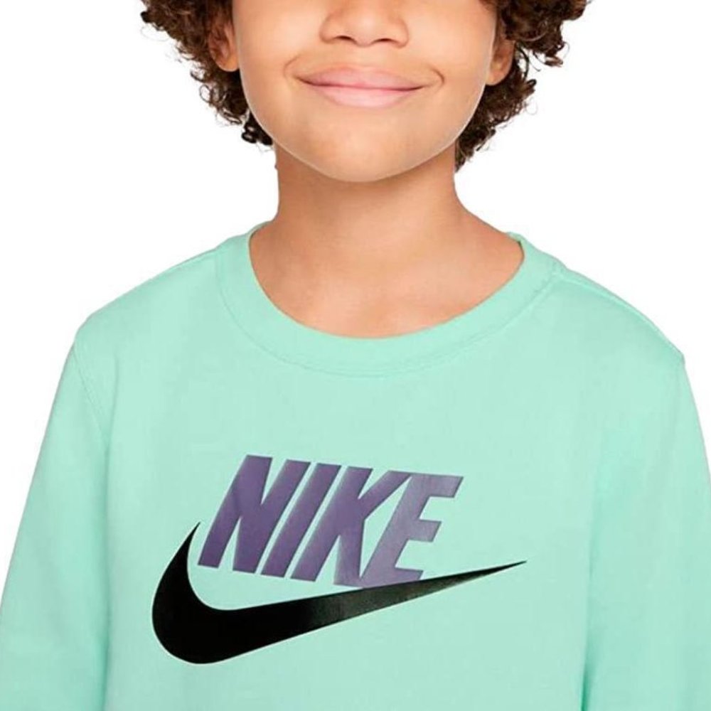 Nike Sportswear Big Kids' Boy's Pullover Club Fleece Crew Sweatshirt - Picture 6 of 6